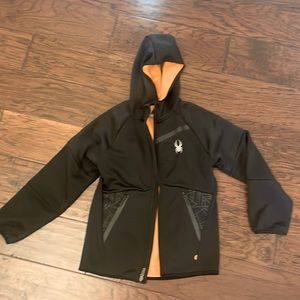 Spyder shell/ light jacket. Youth L 14/16. Only worn once. Excellent condition